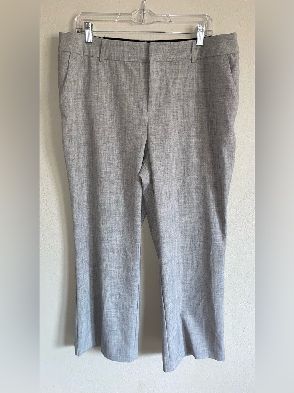 Nine West Light Gray Dress Pants 16 Petite short
